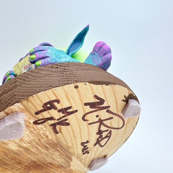 Statue Sculpture Cute Whimsical Monster Basement Dwelling Vintage Gamer Desk Art - Picture 10 of 13